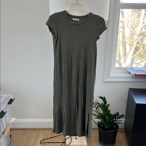 Madewell Olive Midi Dress XS
